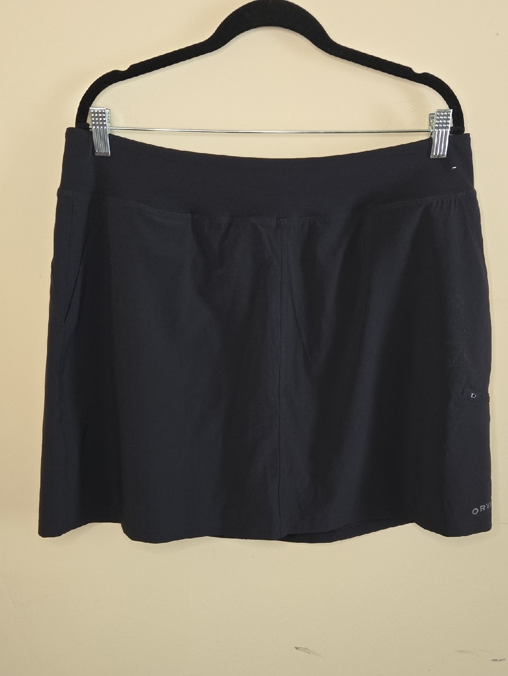 Orvis Black Athletic Skort XL Outdoor Active‎ Activewear